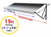 Solera XL 12V Power RV Awning - 15' Wide - 9'8" Projection