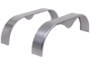 Tandem Axle Teardrop Trailer Fenders for Enclosed Trailers - 14" to 15" Wheels - Qty 2