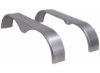 Tandem Axle Teardrop Trailer Fenders - Rounded Edges - Steel - 14" to 15" Wheels - Qty 2 - Image 6