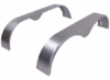Tandem Axle Teardrop Trailer Fenders for Boat Trailers - Steel - 14" Wheels - Qty 2