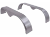 Tandem Axle Teardrop Trailer Fenders for Boat Trailers - Steel - 14" Wheels - Qty 2 - Image 2