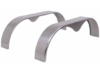 Tandem Axle Teardrop Trailer Fenders for Enclosed Trailers - 14" to 15" Wheels - Qty 2
