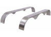Tri-Axle Teardrop Trailer Fenders - Rounded Edges - Steel - 14" to 15" Wheels - Qty 2