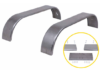 Tandem Axle Trailer Fenders - Bolt Together -Steel - 14" to 15" Wheels - Qty 2