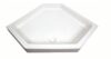 Lippert 32x32 Neo Angle Shower Pan RH Drain 5"Spk White