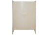 Shower Surround 1 Piece Design 24" L x 40" W x 58" H Parchment