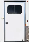 Custom Trailer Door with window