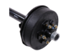 Trailer Axle w/ Electric Brakes - Easy Grease - 5 on 4-1/2 Bolt Pattern - 89" Long - 3,500 lbs - Image 4