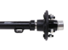 Trailer Axle with Idler Hubs - 5 on 4-1/2 Bolt Pattern - 60" Long - 2,000 lbs - Image 2