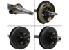 Trailer Axle w/ Electric Brakes - Easy Grease - 6 on 5-1/2 Bolt Pattern - 89" Long - 5,200 lbs - Image 7