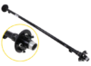Trailer Axle with Idler Hubs - 5 on 4-1/2 Bolt Pattern - 72" Long - 2,000 lbs - Image 9