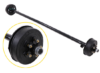 Trailer Axle w/ Electric Brakes - Easy Grease - 5 on 4-1/2 Bolt Pattern - 95" Long - 3,500 lbs