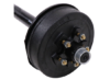 Trailer Axle w/ Electric Brakes - Easy Grease - 5 on 4-1/2 Bolt Pattern - 95" Long - 3,500 lbs - Image 4