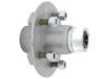 CE Smith Trailer Axle w/ Idler Hubs - 5 on 4-1/2 - 57-1/2" Long - 1.8K - Image 4