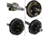 Trailer Axle w/ Electric Brakes - Easy Grease - 8 on 6-1/2 Bolt Pattern - 95" Long - 7,000 lbs - Image 6