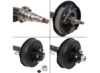 Dexter Trailer Axle w/ Electric Brakes - E-Z Lube - 6 on 5-1/2 Bolt Pattern - 86-1/2" - 5.2K - Image 6