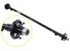 Trailer Axle with Idler Hubs - 5 on 4-1/2 Bolt Pattern - 60" Long - 2,200 lbs