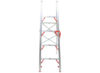 Telesteps Folding Ladder - 5' Tall - 9' Reachable Height - 250 lbs - Image 2