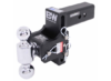 B&W Tow & Stow 2-Ball Mount - 2.5" Hitch - 5" Drop/4.5" Rise - 18K - Black
