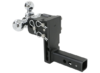 B&W Tow & Stow 3-Ball Mount - 2" Hitch - 5" Drop, 5-1/2" Rise - 10K - Black - Image 4