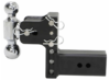 B&W Tow & Stow 2-Ball Mount - 3" Hitch - 4-1/2" Drop, 4" Rise - 21K - Black - Image 4