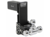 B&W Tow & Stow 3-Ball Mount - 3" Hitch - 7-1/2" Drop, 7" Rise - 21K - Black - Image 2