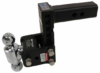 B&W Tow & Stow 2-Ball Mount - 2" Hitch - 5" Drop, 5-1/2" Rise - 7.5K - Black