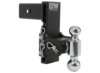 B&W Tow & Stow 2-Ball Mount - 3" Hitch -7-1/2" Drop, 7" Rise - 21K - Black