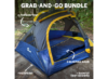 Napier Lite Pack Camping Bundle w/ Accessories - 2 Person - 7-1/4" x 6-3/4" - Blue - Image 3