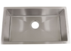 Better Bath RV Kitchen Sink - Single Bowl - 27" Long x 16" Wide - Stainless Steel - Image 2