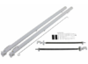 Solera Classic Universal Arms for Manual Pull-Style RV Awnings - 68" to 81" Long - White