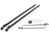 Solera Classic Universal Arms for Manual Pull-Style RV Awnings - 81" to 96" Long - Black