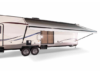 Solera Destination Manual Pull-Style RV Awning - 16' Wide - XL 9'8" Projection - Black - Image 4