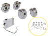 Hydrastar Disc Brake Kit w/ Actuator for Tandem Axle Trailers - 10" Rotor - 5 on 4-1/2 - 3.5K - Image 4
