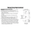 Bulldog Tandem Trailer Jack Landing Gear Set 24K Static 20K Lift Spring Return Drop Leg Complete System - Image 6