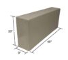 Water Tank 9″W x 49″L x 20″H (35 Gallon) Model #W0124/674 with Custom Fittings