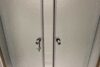 32″ Round Shower Door with Obscured Glass – Nickel - Image 5