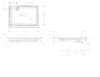 24″ x 32″ Shower Pan – Left Hand Drain – White - Image 3