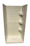 24″ x 32″ Shower Pan – Center Drain – Parchment - Image 3