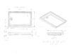24″ x 36″ Shower Pan – Left Hand Drain – Parchment - Image 3