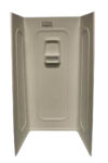 25″ x 30″ x 66″ Shower Surround – White