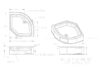 32″ Hex Pan with Round Front – Parchment - Image 3