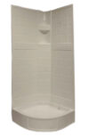 32″ x 72″ Hex Surround – Tiled – White