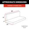RV Dinette Replacement Cushions, 38" Wide - Image 5