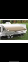 Used Complete Manual Awning carefree 18' New Canvas - Image 2